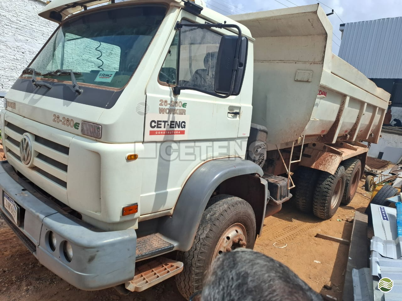 CAMINHAO VOLKSWAGEN VW 26260 Caçamba Basculante Traçado 6x6 Ceteng Engenharia e Locação TERESINA PIAUÍ PI
